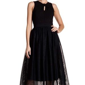 Hope & Harlow Tulle Skirt Midi Dress